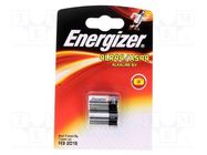 Battery: alkaline; 4LR44; 6V; non-rechargeable; Ø13x25mm; 2pcs. ENERGIZER