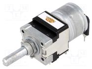 Potentiometer: shaft; 50mW; 100kΩ; ±20%; 300°; for PCB; linear ALPS