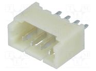 Connector: wire-board; socket; male; 1.25mm; PIN: 4; THT; 125V; 1A JOINT TECH