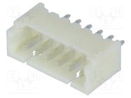 Connector: wire-board; socket; male; 1.25mm; PIN: 6; THT; 125V; 1A JOINT TECH