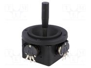 Joystick; 0÷5kΩ±5%,2- axes; Stabl.pos: 1; 5kΩ; -10÷80°C; ±5% 