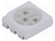 LED; SMD; 5060,PLCC6; red; 4200÷5800mcd; 5x5x1.5mm; 120°; 60mA OPTOSUPPLY