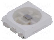 LED; RGB; blinking,tricolour; 120°; 3.8÷5VDC; 20mA; 5x5x1.5mm OPTOSUPPLY