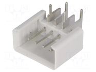 Connector: IDC; socket; male; PIN: 4; angled 90°; THT; 2.54mm; 1x4 TOMIC