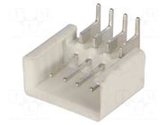 Connector: IDC; socket; male; PIN: 4; angled 90°; THT; 2.54mm; 1x4 TOMIC