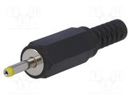 Connector: DC supply; plug; female; 2.35/0.7mm; 2.35mm; 0.7mm; Sony NINIGI