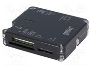 Card reader: memory; USB 2.0; Communication: USB Goobay