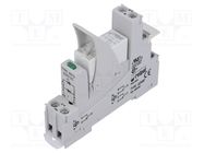 Relay: interface; SPDT; Ucoil: 12VDC; 16A; 16A/250VAC; 16A/24VDC RELPOL