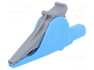 Crocodile clip; 36A; 1kV; blue; Grip capac: max.41mm ELECTRO-PJP