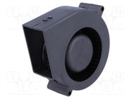 Fan: DC; blower; 12VDC; 97x94x33mm; 45.22m3/h; 53.1dBA; ball; 24AWG SUNON