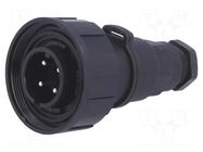 Connector: circular; plug; male; PIN: 4; 10A; 250V; IP68; UL94V-0 BULGIN