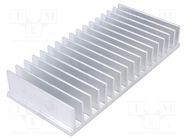 Heatsink: extruded; grilled; L: 70mm; W: 150mm; H: 25mm; aluminium STONECOLD