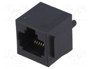 Connector: RJ45; socket; PIN: 8; with panel stop blockade; UL94V-0 NINIGI