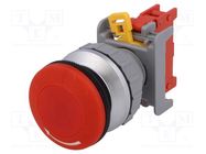 Switch: emergency stop; 30mm; Stabl.pos: 2; NC; red; IP65; XLEB30 