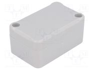 Enclosure: multipurpose; X: 40mm; Y: 64mm; Z: 30mm; polystyrene; grey KRADEX