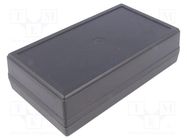 Enclosure: multipurpose; X: 101mm; Y: 178mm; Z: 49mm; ABS; black KRADEX