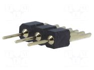 Connector: pin strips; adapter; PIN: 3; straight; soldering,THT CONNFLY