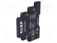 Relay: interface; SPST-NO; Ucntrl: 10÷30VAC,10÷30VDC; 8A; SD ELCO SRL