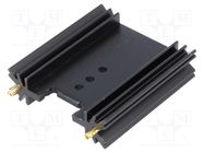 Heatsink: extruded; TO220,TO3P; black; L: 50.8mm; W: 45mm; H: 12.7mm FISCHER ELEKTRONIK