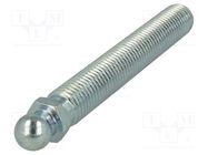 Pin; M16; Plunger mat: steel; Ø: 14mm; Plating: zinc ELESA+GANTER