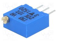 Potentiometer: mounting; multiturn; 20kΩ; 500mW; THT; ±10%; linear VISHAY