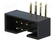 Connector: IDC; socket; male; PIN: 6; angled 90°; THT; gold-plated Amphenol Communications Solutions