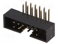 Connector: IDC; socket; male; PIN: 12; angled 90°; THT; 2mm; 2x6 AMPHENOL COMMUNICATIONS SOLUTIONS