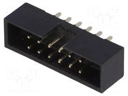 Connector: IDC; socket; male; PIN: 12; straight; THT; 2mm; 2x6; black AMPHENOL COMMUNICATIONS SOLUTIONS