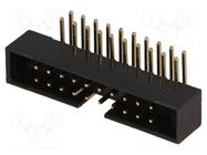 Connector: IDC; socket; male; PIN: 20; angled 90°; THT; gold-plated Amphenol Communications Solutions