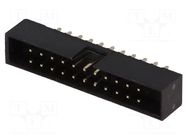 Connector: IDC; socket; male; PIN: 22; straight; THT; 2mm; 2x11; black AMPHENOL COMMUNICATIONS SOLUTIONS
