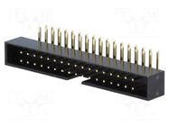 Connector: IDC; socket; male; PIN: 34; angled 90°; THT; 2mm; 2x17 AMPHENOL COMMUNICATIONS SOLUTIONS