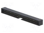 Connector: IDC; socket; male; PIN: 50; straight; THT; 2mm; 2x25; black AMPHENOL COMMUNICATIONS SOLUTIONS