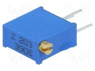 Potentiometer: mounting; multiturn; 20kΩ; 500mW; THT; ±10%; linear SR PASSIVES