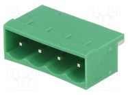 Pluggable terminal block; Contacts ph: 5.08mm; ways: 4; straight 