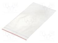 Self-seal bag; L: 250mm; Width: 150mm; Thick: 40um; polyetylene PLAST