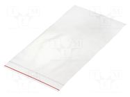 Self-seal bag; L: 250mm; Width: 150mm; Thick: 40um; polyetylene PLAST