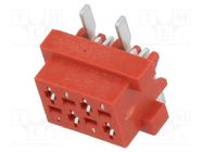 Wire-board; socket; female; PIN: 4; SMT; on PCBs; 30V; 1A; -40÷105°C AMPHENOL COMMUNICATIONS SOLUTIONS