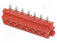 Wire-board; socket; female; PIN: 14; SMT; on PCBs; 30V; 1A; -40÷105°C Amphenol Communications Solutions