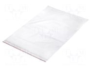 Self-seal bag; L: 400mm; Width: 300mm; Thick: 45um; polyetylene PLAST