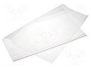 Self-seal bag; L: 450mm; Width: 400mm; Thick: 45um; polyetylene PLAST