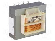 Transformer: mains; 6VA; 230VAC; 9V; 500mA; screw type; IP00 