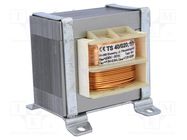 Transformer: mains; 40VA; 230VAC; 7.5V; 7.5V; 2.6A; 2.6A; screw type INDEL