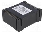 Transformer: encapsulated; 18VA; 230VAC; 24V; 24V; 370mA; 370mA; PCB INDEL