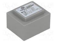 Transformer: encapsulated; 1.5VA; 230VAC; 6V; 200mA; PCB; IP00 