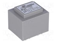 Transformer: encapsulated; 2.4VA; 230VAC; 7.5V; 7.5V; 160mA; 160mA INDEL