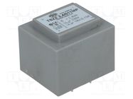 Transformer: encapsulated; 2.4VA; 230VAC; 18V; 133mA; PCB; IP00 INDEL