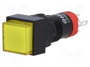 Switch: push-button; Pos: 2; SPDT; 0.5A/250VAC; 1A/24VDC; ON-(ON) ONPOW