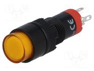 Switch: push-button; Pos: 2; SPDT; 0.5A/250VAC; 1A/24VDC; ON-(ON) ONPOW