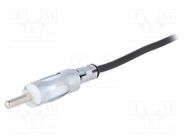 Cable; DIN plug,wires; straight; 0.3m 4CARMEDIA