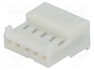 Connector: wire-board; plug; female; PIN: 5; polarized; 2.54mm; IDC TE Connectivity